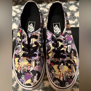 Vans X Disney Villains Shoes Ursula Cruella Maleficent Women sz 7 Mens 5.5